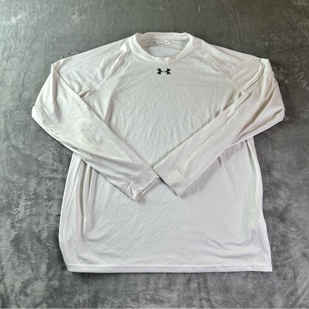 Under Armour White Long Sleeve Shirt